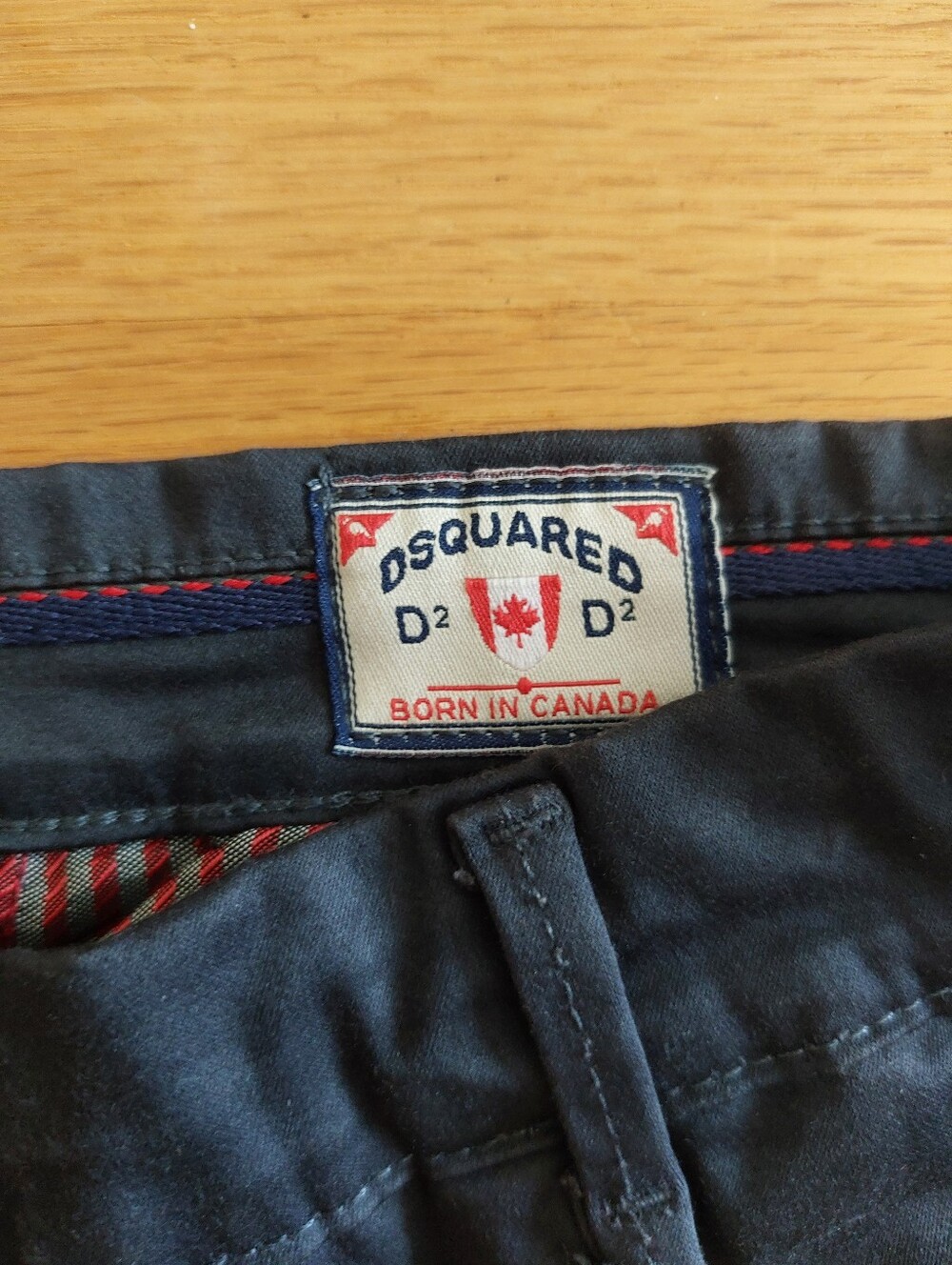 DSQUARED Men's Slim Straight Chinos in Charcoal - Picture 2 of 9